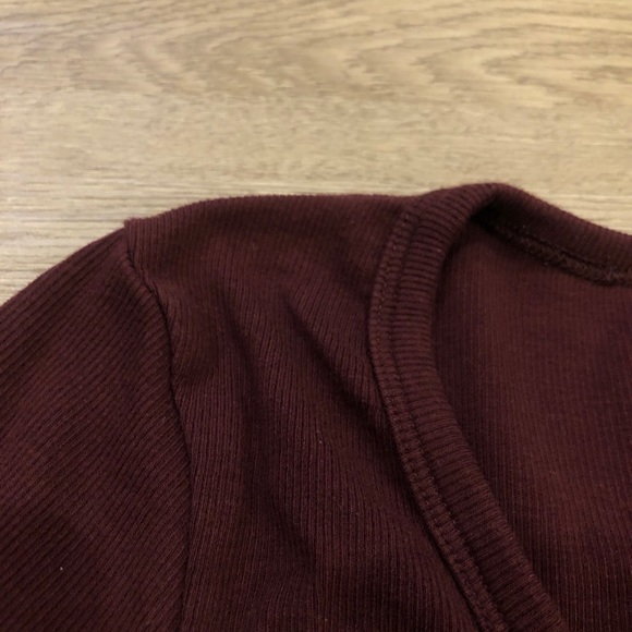 Talula Morley Cropped Button Down Long Sleeve Top - Picture 5 of 9